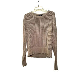 Theory Open Knit Oatmeal Melange Arshan Sweater